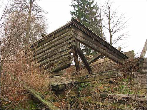  - Orthodox church . Ruins of the church
