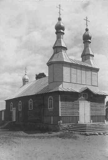 Žukaŭ Barok.  Orthodox church of the Protection of the Holy Virgin