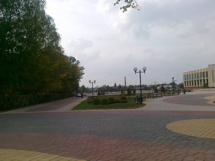 Kobryn. Town streets 