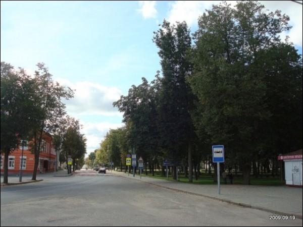 Švenčionys. Town streets 