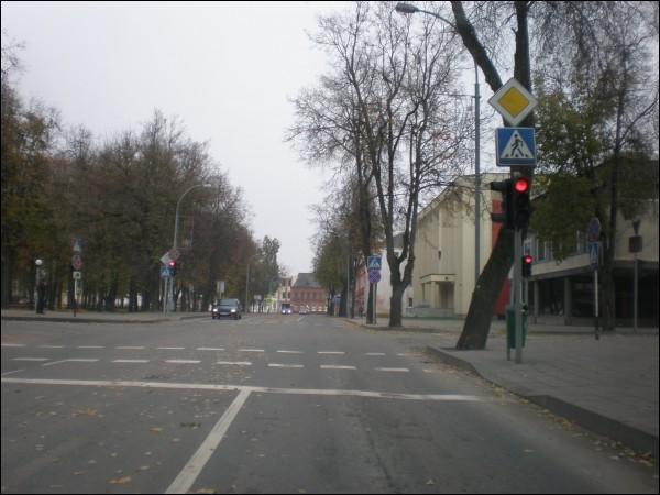 Švenčionys. Town streets 