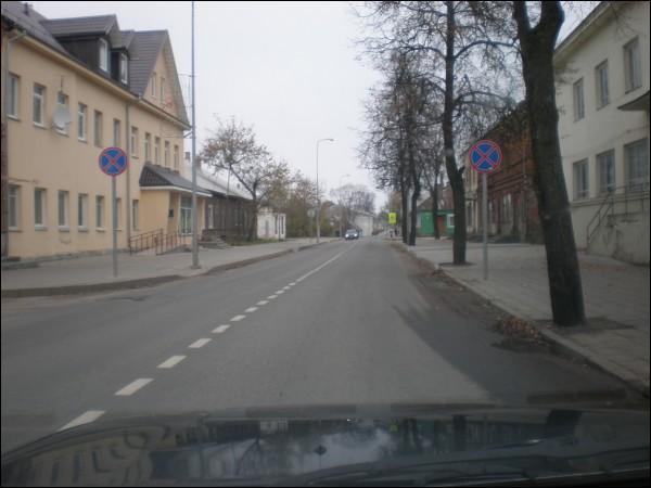 Švenčionys. Town streets 
