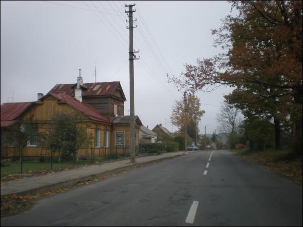 Švenčionys. Town streets 