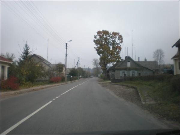Švenčionys. Town streets 