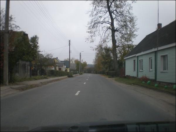 Švenčionys. Town streets 