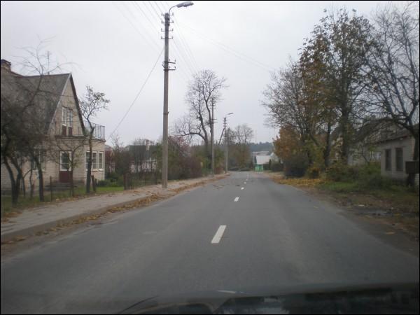 Švenčionys. Town streets 