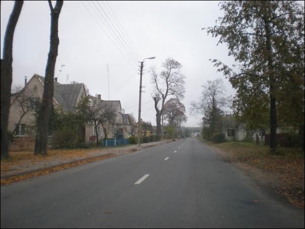 Švenčionys. Town streets 