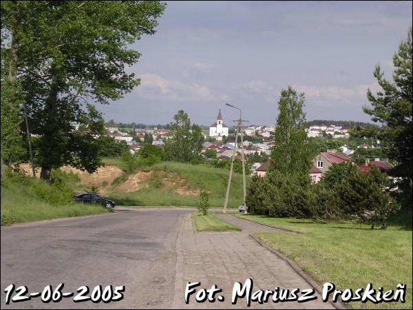 Dąbrowa Białostocka. Town streets 