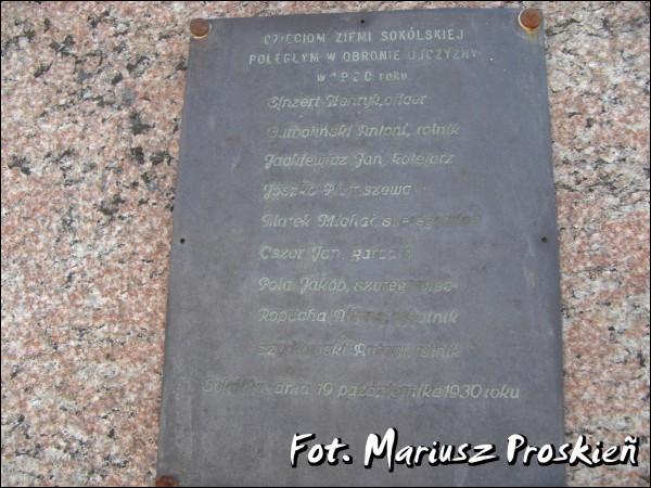  -  A monument dedicated to Polish defenders of 1920. 