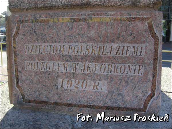  -  A monument dedicated to Polish defenders of 1920. 