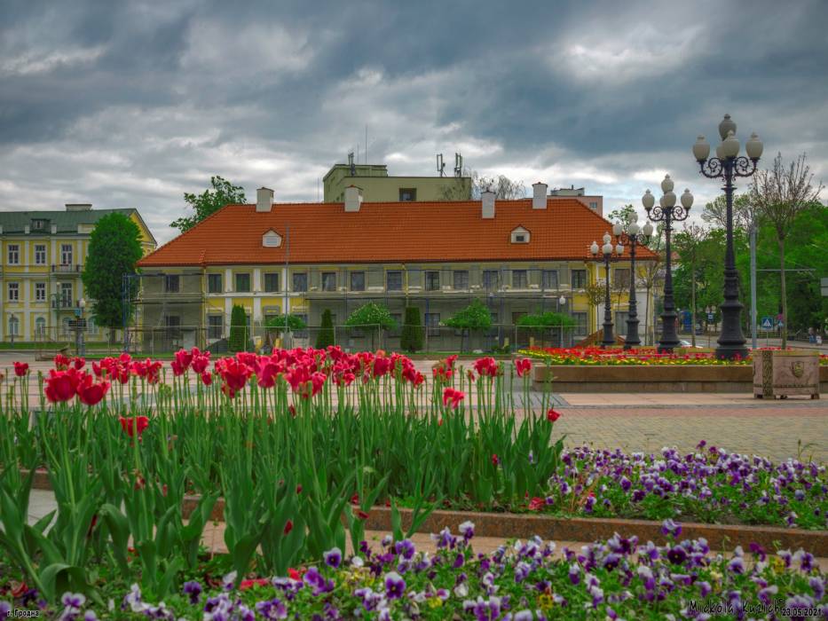 Гродна. Гістарычная забудова пл. Тызенгаўза