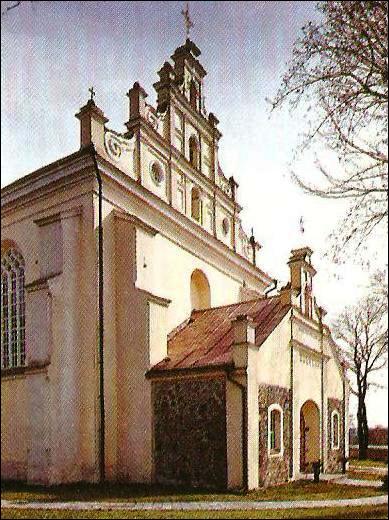 Merkinė. Catholic church of the Assumption of the Blessed Virgin Mary