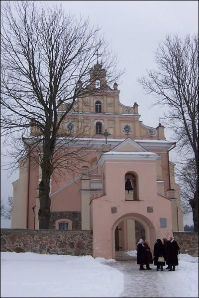 Merkinė. Catholic church of the Assumption of the Blessed Virgin Mary
