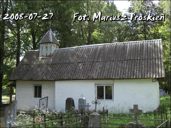  - cemetery Old Catholic. Chapel at cemetery in Dzisna