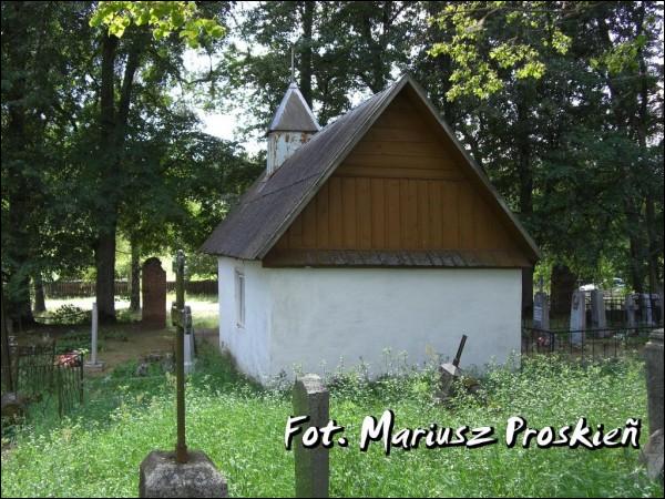  - cemetery Old Catholic. Chapel at cemetery in Dzisna