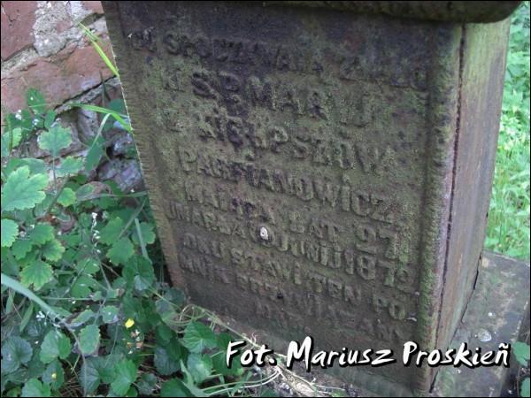  - cemetery Old Catholic. 