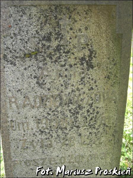  - cemetery Old Catholic. 