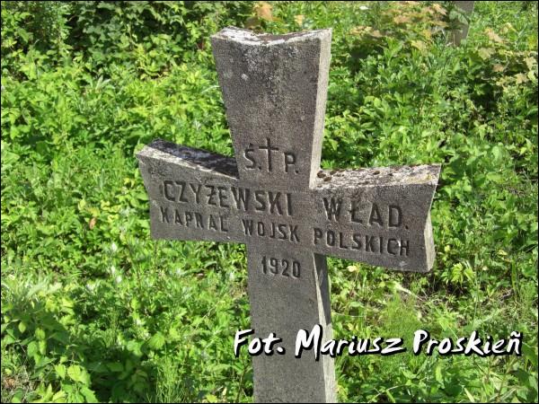Łužki. Tomb of Polish soldiers died in 1920 