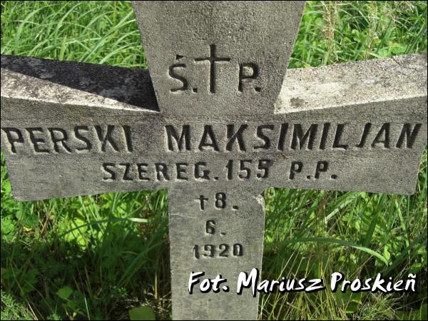 Łužki. Tomb of Polish soldiers died in 1920 