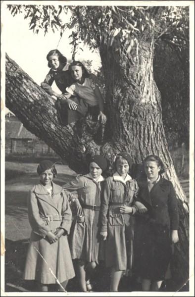 Vałožyn. Town at the old photos 