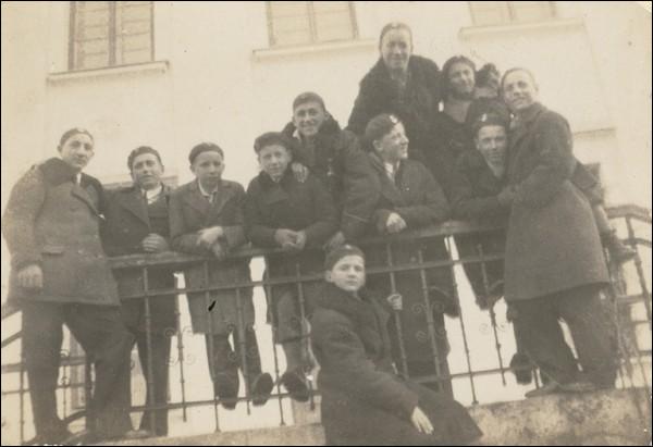 Vałožyn. Town at the old photos 