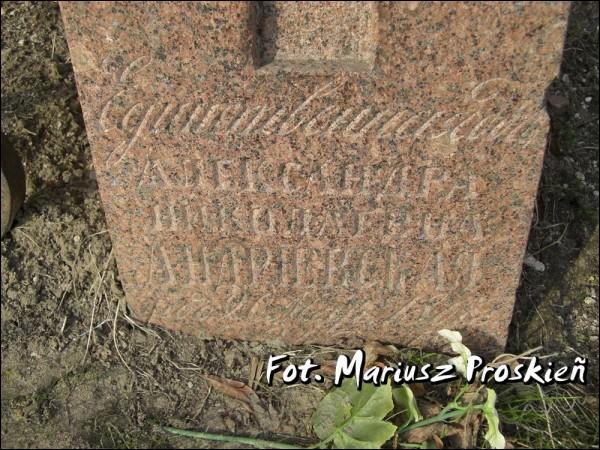  - cemetery Catholic. 