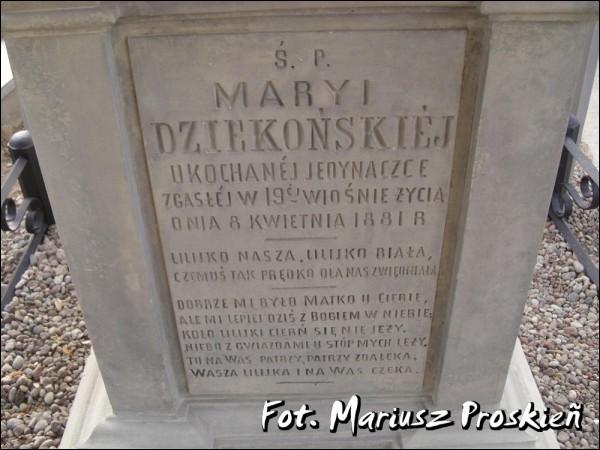  - cemetery Catholic. 