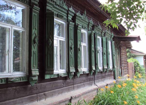 Homiel. Historical buildings Valatouskaja str.