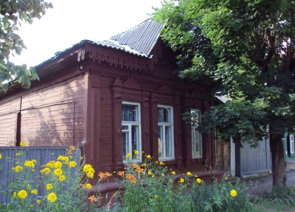 Homiel. Historical buildings Parizskay Kamuny str.