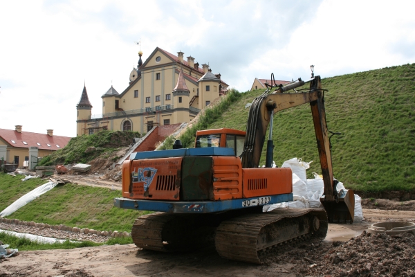 Niasviž. Radziwill castle. Reconstruction, 2011