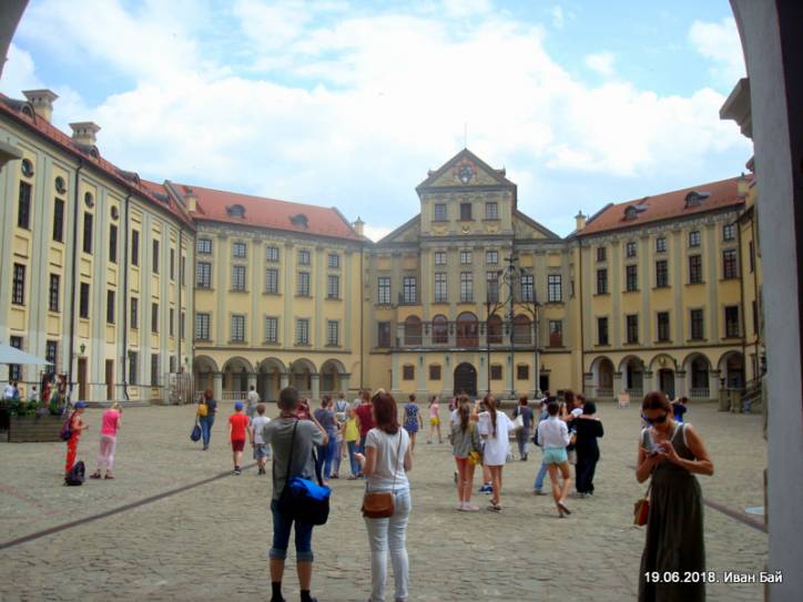 Niasviž.  Residential castle of the Radziwill family